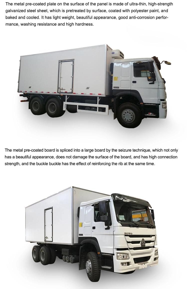 HOWO 6*4 Diesel Engine Refrigerator Freezer Truck Refrigerated Truck