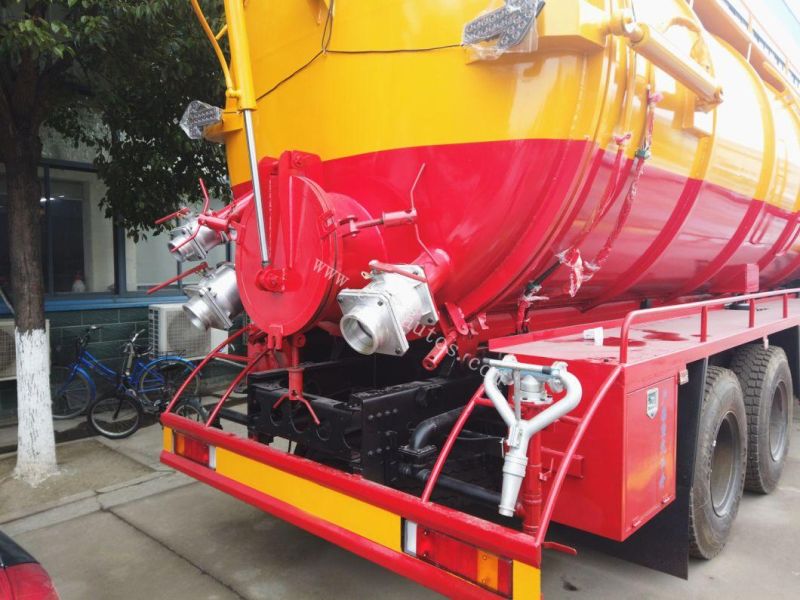 8X4 Dongfeng Kinland 25m3 Heavy Duty High Pressure 25000litres Sewage Suction Jetting Truck with High Pressure Hose for Sale