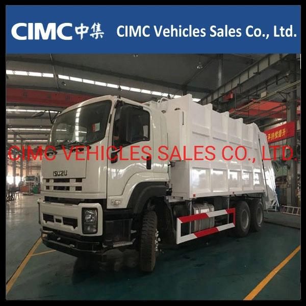 Isuzu Giga 10 Wheels 6X4 Lift Garage Truck 20cbm Rear Hook Loader for Sale