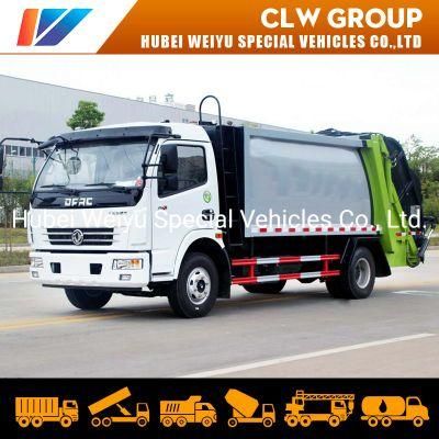 Rubbish Waste Collection Truck 5tons 8m3 Garbage Compactor Truck Dongfeng Brand