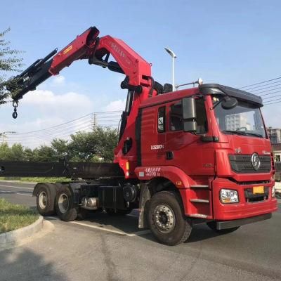 Chinese Telescope Crane Truck with Shacman Chassis