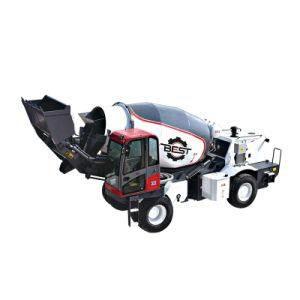 Cheap Price Good quality Bst7500 5.0cbm Self Loading Concrete Mixer Truck for Sale