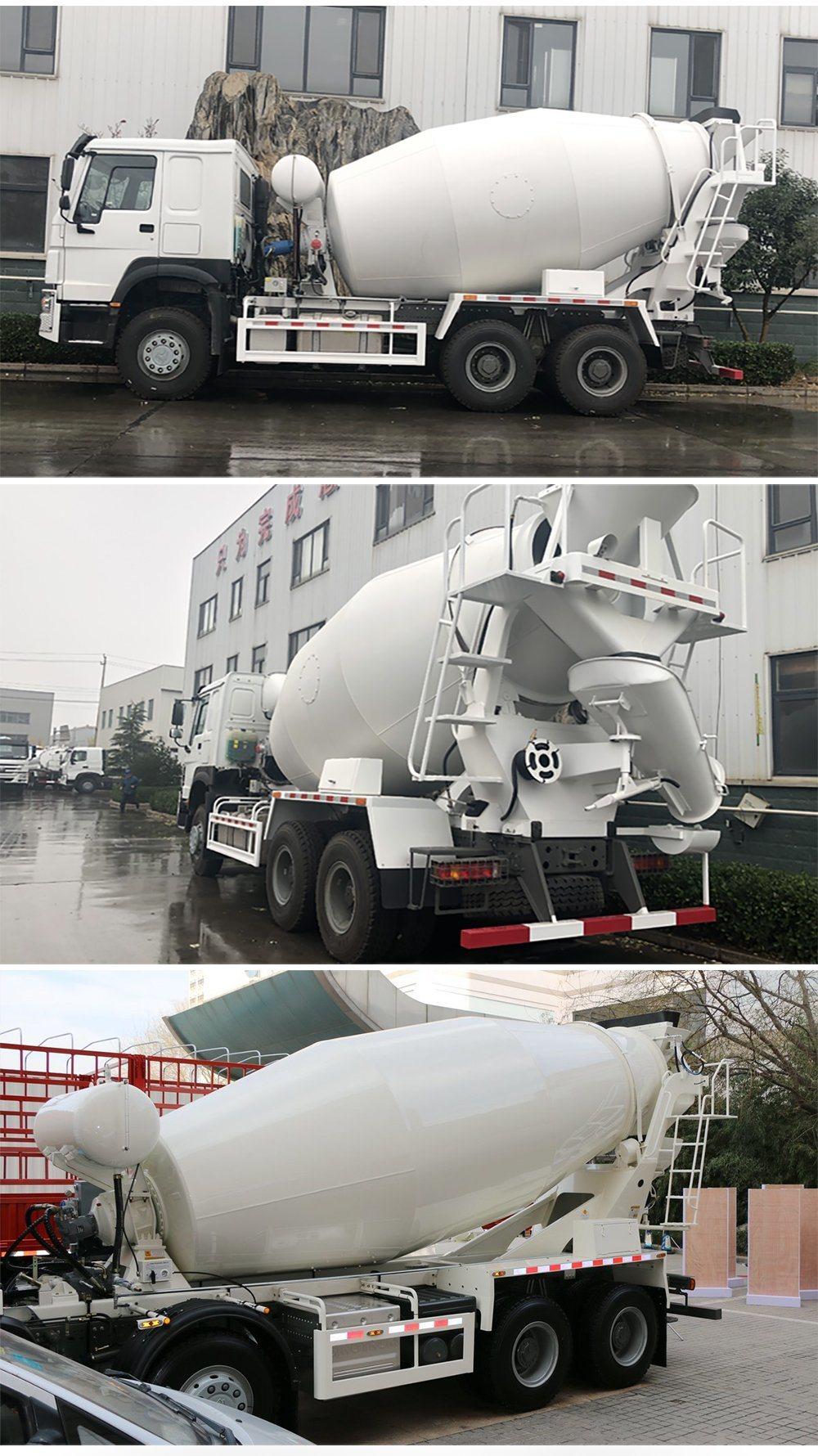 HOWO Truck Mixer Construction Used Concrete Mixer Truck for Sale