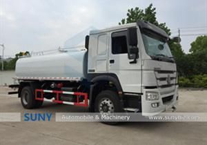 Rhd LHD Sinotruk Golden Prince 190HP 15000L Water Tank Truck