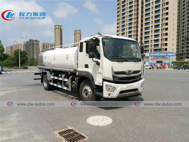 Foton Forland 15000liters 15cbm 15tons City Street Water Sprinkler Truck Water Spraying Truck Watering Cart with High Pressure Water Cannon