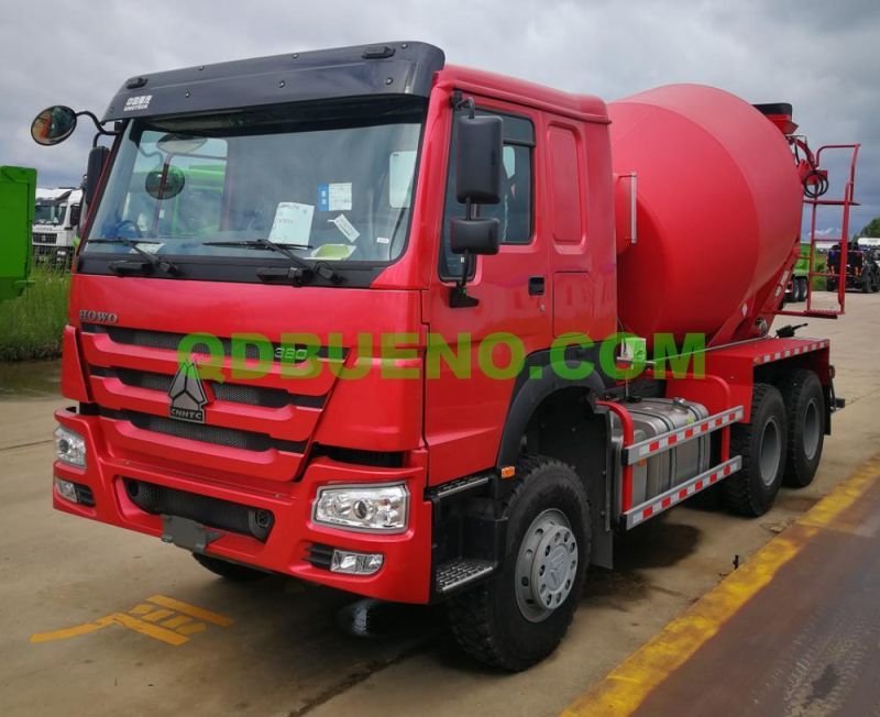 8cbm China Sinotruk HOWO 380HP 6*4 Euro4 Left Hand Driving LHD Concrete Mixer Truck