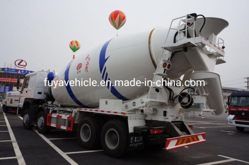 Sinotruk HOWO 14 Cubic Meters 16cbm 8X4 Concrete Mixer Trucks for Sale