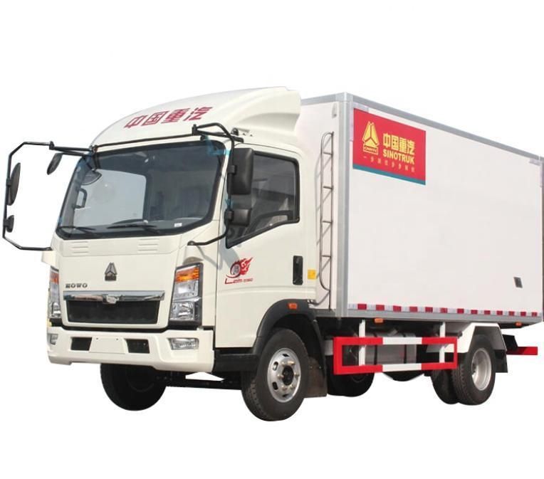 China Produced Food Frozen Truck Refrigerated Van Truck with Best Price for Sale