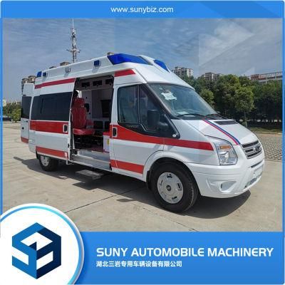 Emergency Vehicle ICU Transit Medical Ambulance with Complete Accesories