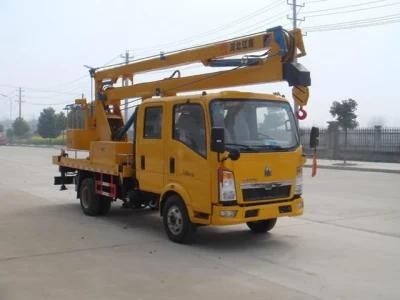 HOWO 16m Manlift Truck with Armfold Platform
