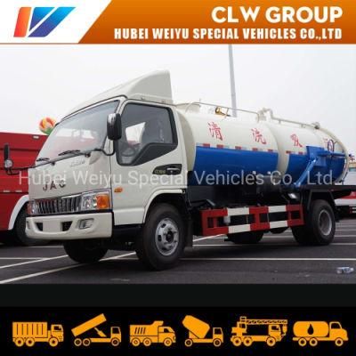 China Factory JAC Left/Right Hand Drive 6000litres Vacuum Sewage Suction Truck