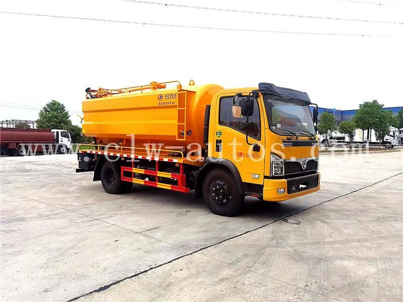 Dongfeng Furuicar 4000liters Water Tank 7000liters Septic Tank Vacuum Sewage Suction Truck Drainage Tank Truck