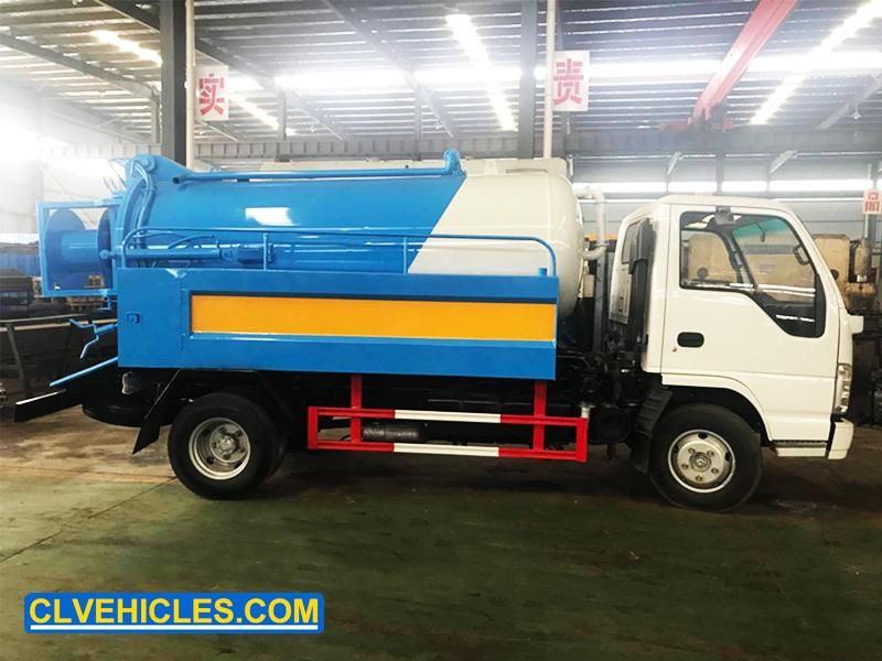 Isuzu High Pressure Industrial Jet VAC Drain Cleaning Combination Truck