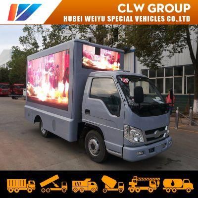 China Cheap Price 4X2 Small Mobile P4 P5 P6 3-Sides Billboard LED Advertising Advertisement Truck