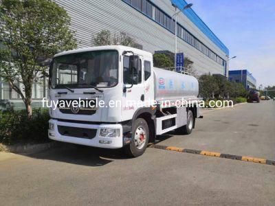 Dongfeng 13.5ton 13500 Litres 4X2 Stainless Steel Drinking Water Tank Truck for Sale