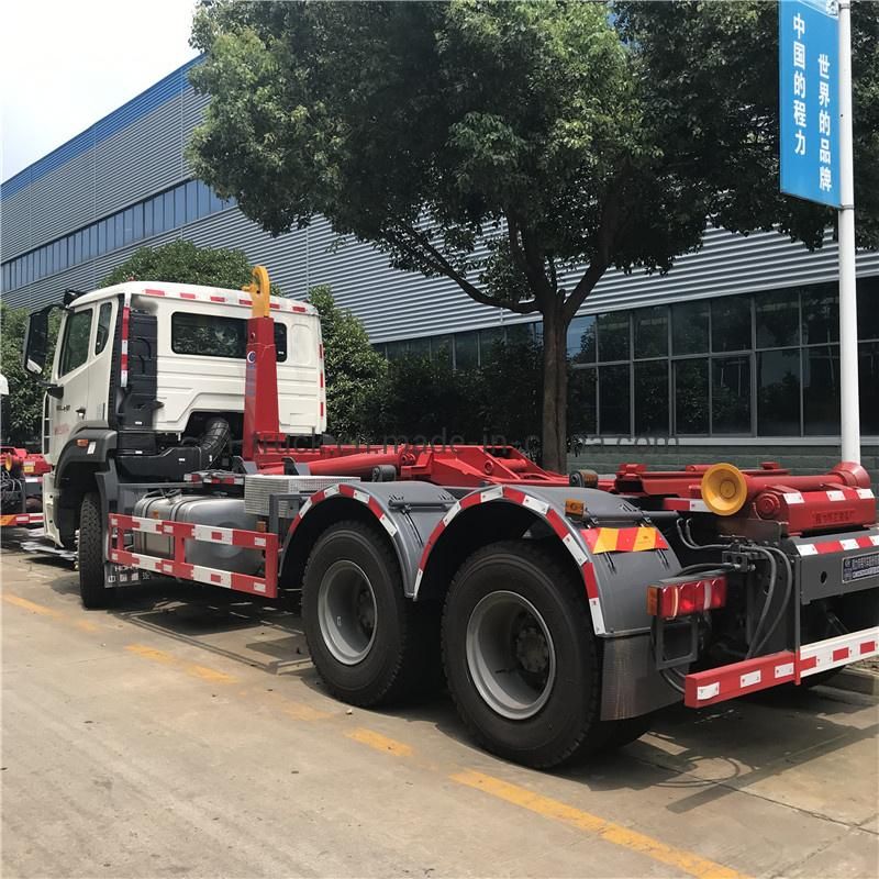 10wheels Good Price New Container Hook Lift Garbage Truck