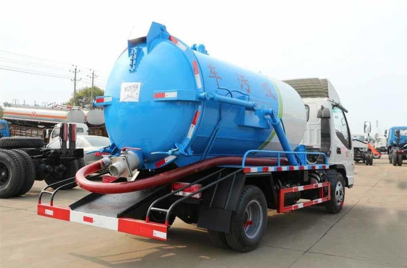 JAC 5000 Liters 4*2 Septic Sewer Cleaning Sludge Tank Fecal Waste Vacuum Sewage Suction Truck