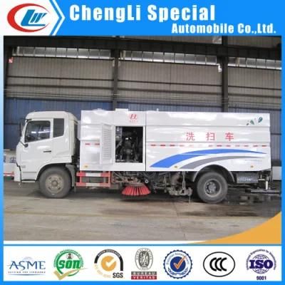 China Factory Supply 4X2 Street Cleaning Truck with Brushes