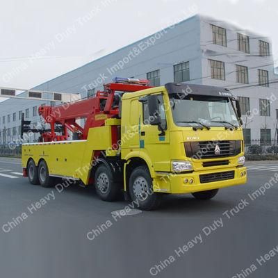 Sinotruk HOWO 12 Wheelers 50ton Wrecker Truck for Sale