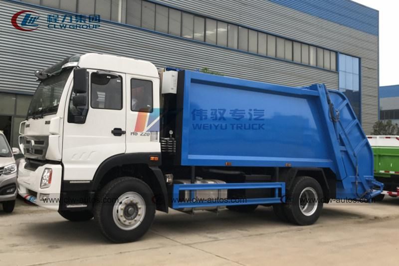 Sinotruk Homan 4X2 Rhd 10m3 10cbm Compression Compressed Garbage Compactor Truck for Sale