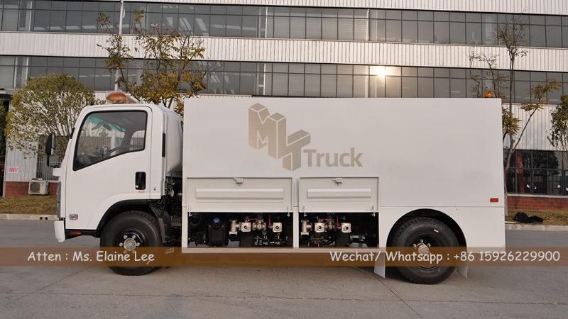 Isuzu 6cbm Truck Fuel Tank Oil Tankers Truck Fuel Tank Trucks for Sale with Refueling Gun