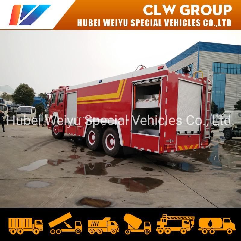 16tons HOWO 10-Wheel Fire Engine 13000liters Water 3000liters Foam Tanker Fire Fighting Truck