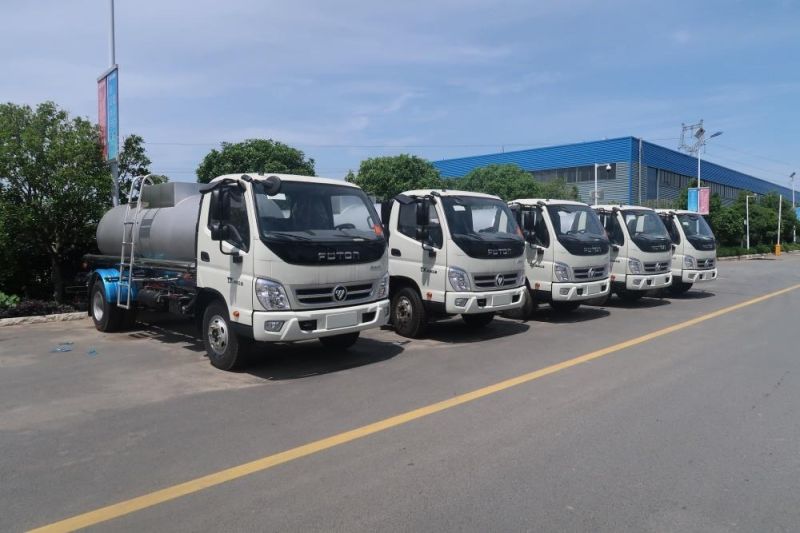 Foton Aumark 5m3 Stainless Steel Water Truck in Stock 2020 Year