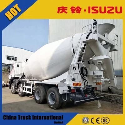 China Isuzu Chassis 14m3 Qingling 460HP Concrete Mixer