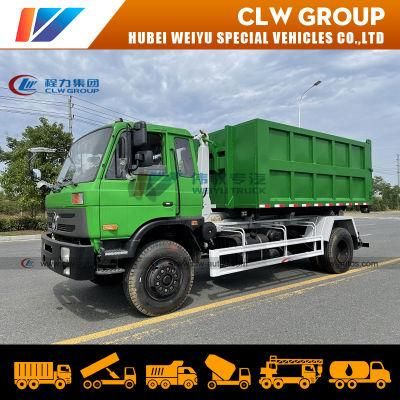 Factory Price 13, 000L China Dongfeng Hydraulic Arm System 13cbm Hook Lift Garbage Truck