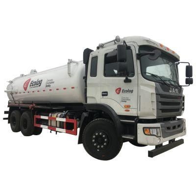 JAC 6X4 15m3 16m3 20m3 Euro 5 Sewage Suction Truck Vacuum Truck Specifications