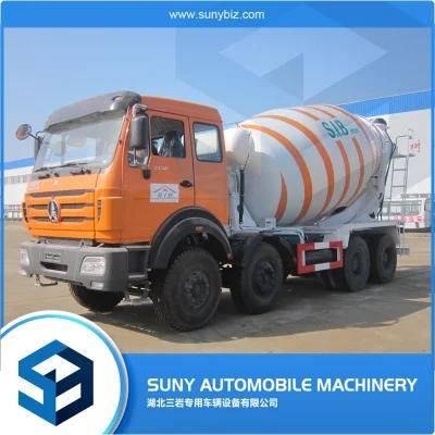 14-15cbm Cement Mixer Truck Mounted Concrete Transport Truck