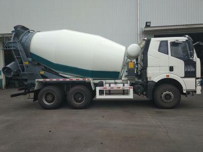 Low fuel consumption 8m3 FAW chassis 6x4 concrete mixer truck