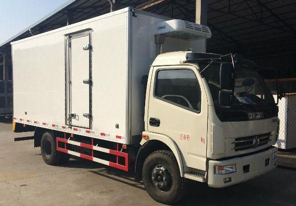 Dongfeng Load 6-8ton Brand New Refrigerated Van Truck for Sale