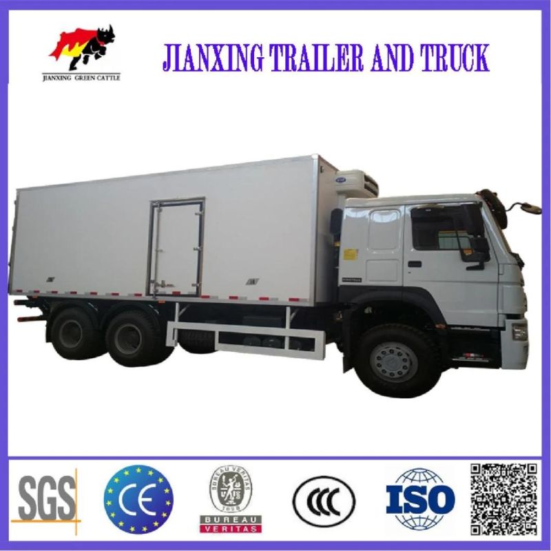 Sinotruk HOWO 10 Tons 140 HP Ice Cream Fresh Food Truck Refrigerator Freezer Freezer Truck Refrigerated Truck for Export