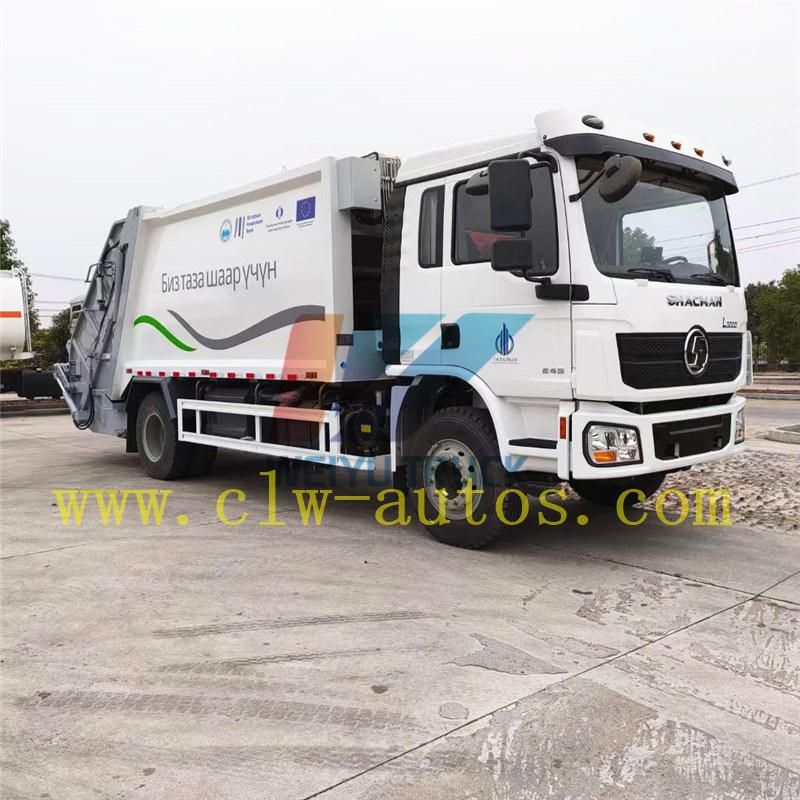 Shacman L3000 10000liters 10cbm 4X2 Compactor Garbage Truck Trash Collection Truck Garbage Removal Truck for Sanitation Services