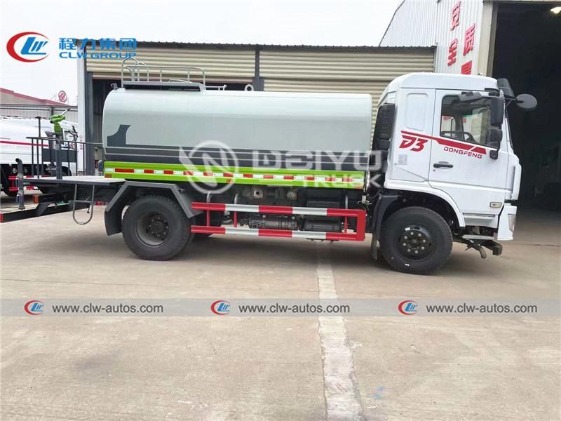 Dongfeng D3 Model 10, 000liters 10m3 Water Bowser Truck Water Tank Truck Water Sprinkler Truck