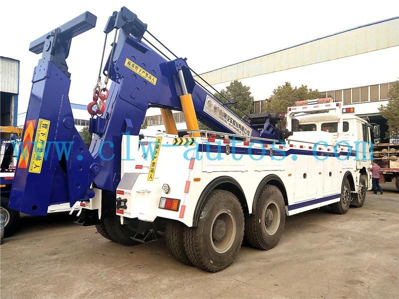 Sinotruk HOWO 8X4 Heavy Duty 30tons 50tons Conjoint Integrated Towing and Lifting Wrecker Truck Road Recovery Rescue Truck with Wrecker Equipment