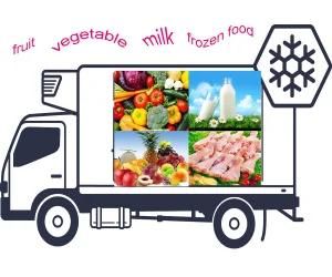 1ton Fish Frozen Vegetable Frozen Refrigerated Van