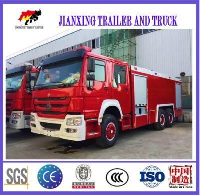 10 Wheels Mul-Tifunction Vwater Foam Fire Truck Fire Fighting Truck with Engine with Fire Tools Made in China Factory