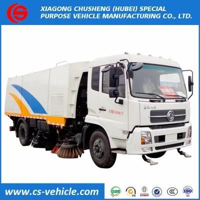 China Brand Dongfeng Vacuum Street Industrial Sweeper Truck Price Truck Mount Street Sweeper for Sale