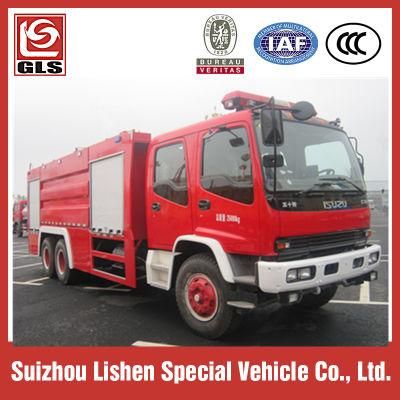Foam Fire Fighting Vehicle, Chongqin Isuzu Truck Chassis 6X4