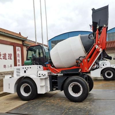 Hydraulic Articulated Concrete Truck Mixer 1 Cubic Meter