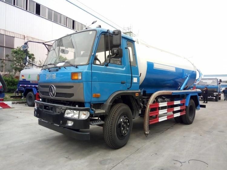 10cbm Sewage Tanker Fecal Suction Sewer Vacuum Truck