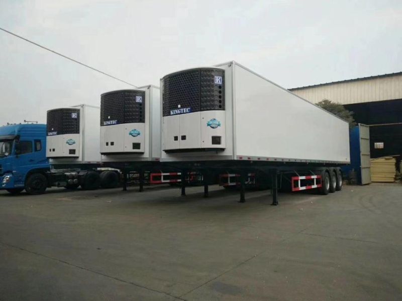 3 Axles Refrigerated Box Semi-Trailer Refrigerator Container Truck
