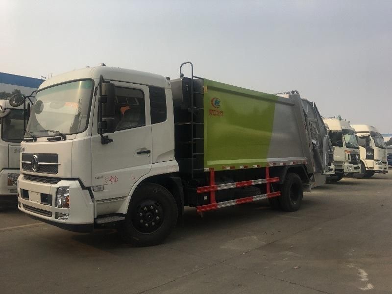 Dongfeng Tianjin Compactor Garbage Truck 10m3 12m3