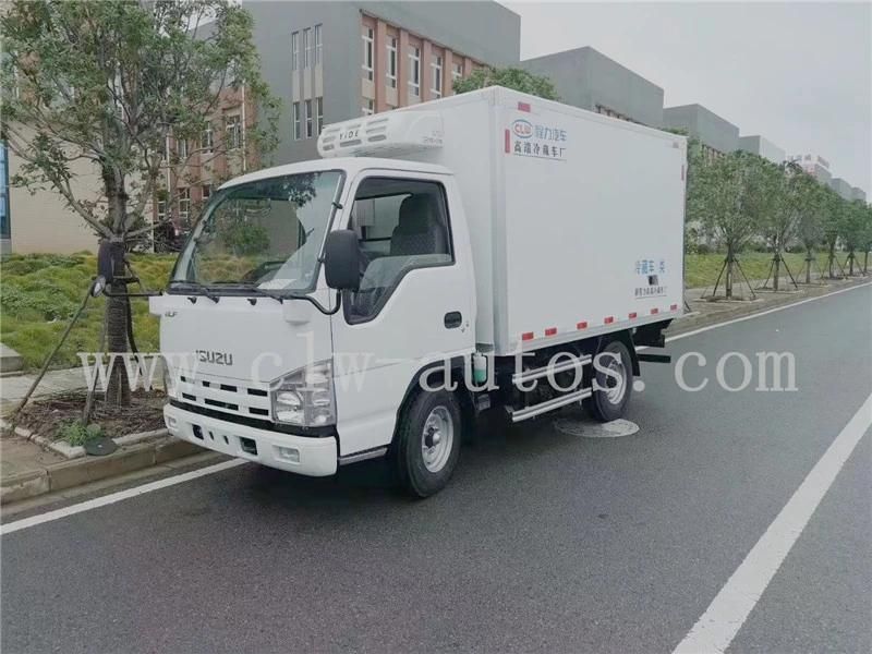 Hotsale Isuzu Elf 3-5tons Small Refrigerated Truck Refriferator Van Box Freezer Truck for Southeast Asia