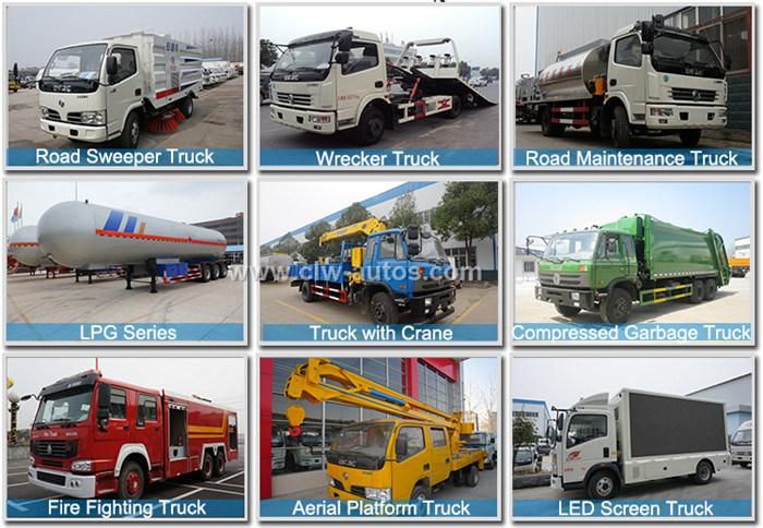 15000liters 4*2 Dongfeng Water Bowser Tanker Delivery Truck with Spray Nozzle for Sale