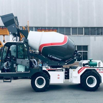 New Condition Self Loading Concrete Mixer Truck