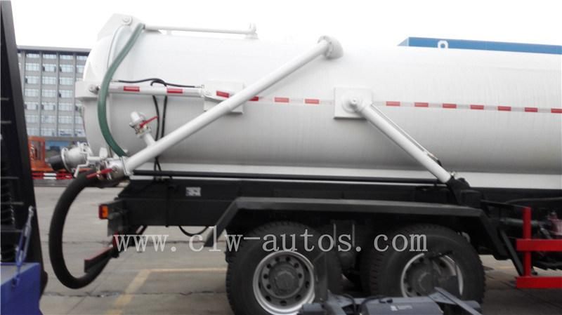 Sinotruk HOWO 6X4 336HP 12000liters Sewage Suction Truck Vacuum Sewer Suction Tank Truck