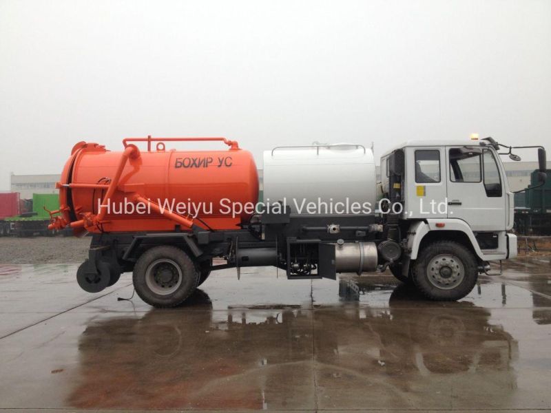 Sinotruk 4*2 12, 000 Liters Sweage Suction Truck Waste Water Transport High Vacuum Collection Suction Truck